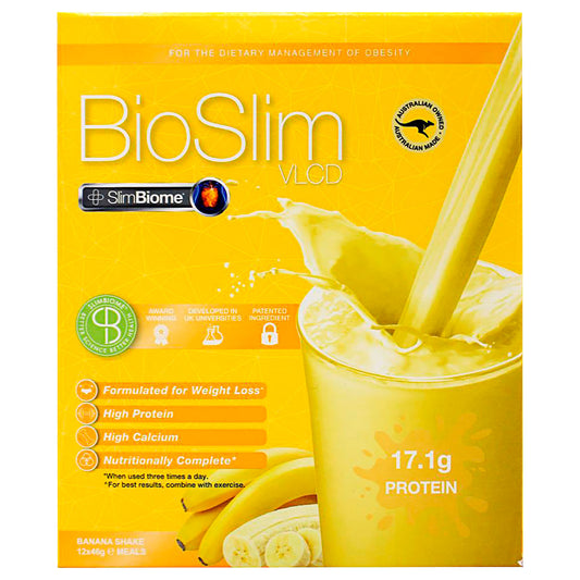 BioSlim VLCD Shake Banana 12x46g