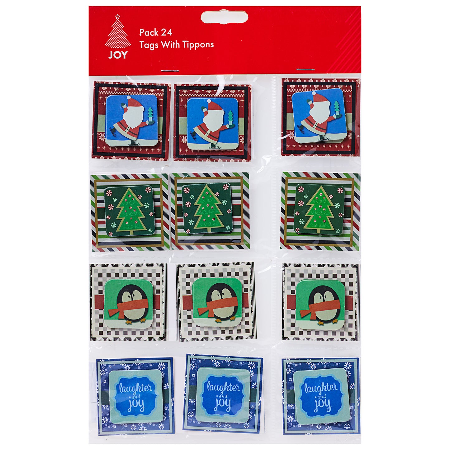 Tags With Tippons 24pk Assorted