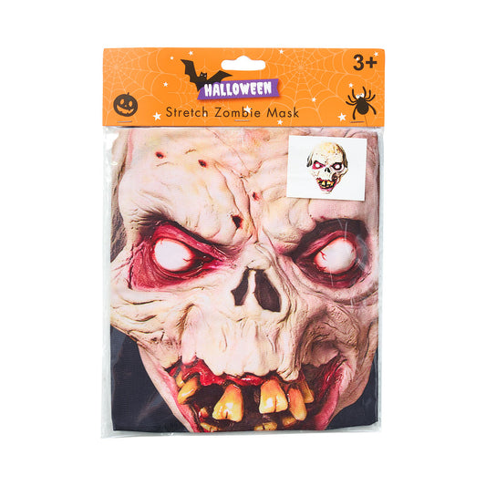 Halloween Stretch Zombie Mask Assorted