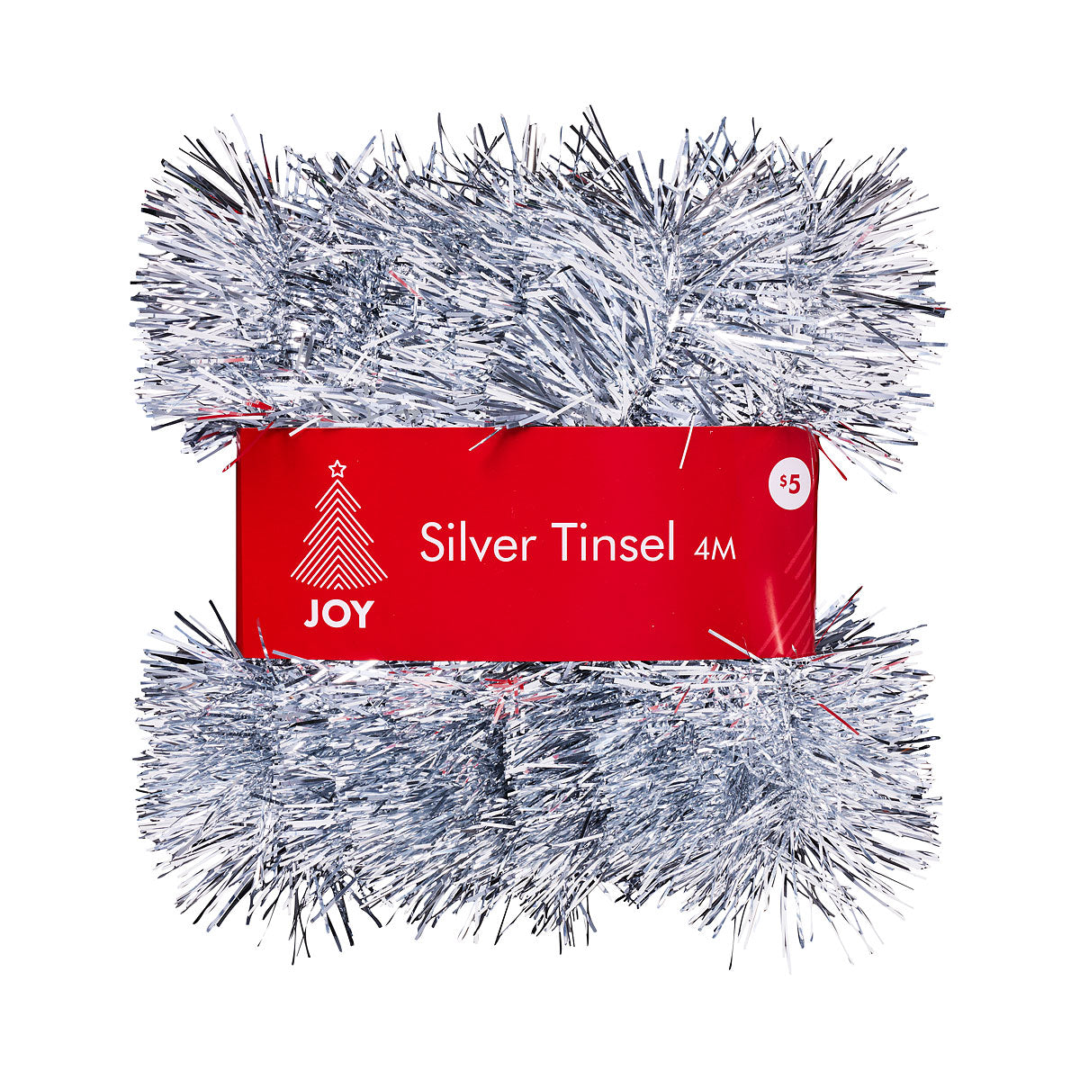 Christmas Tinsel Silver 4M