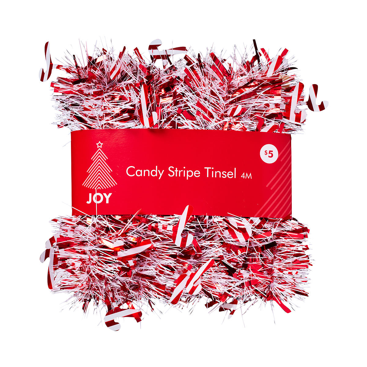 Christmas Tinsel Candy Stripe 4M