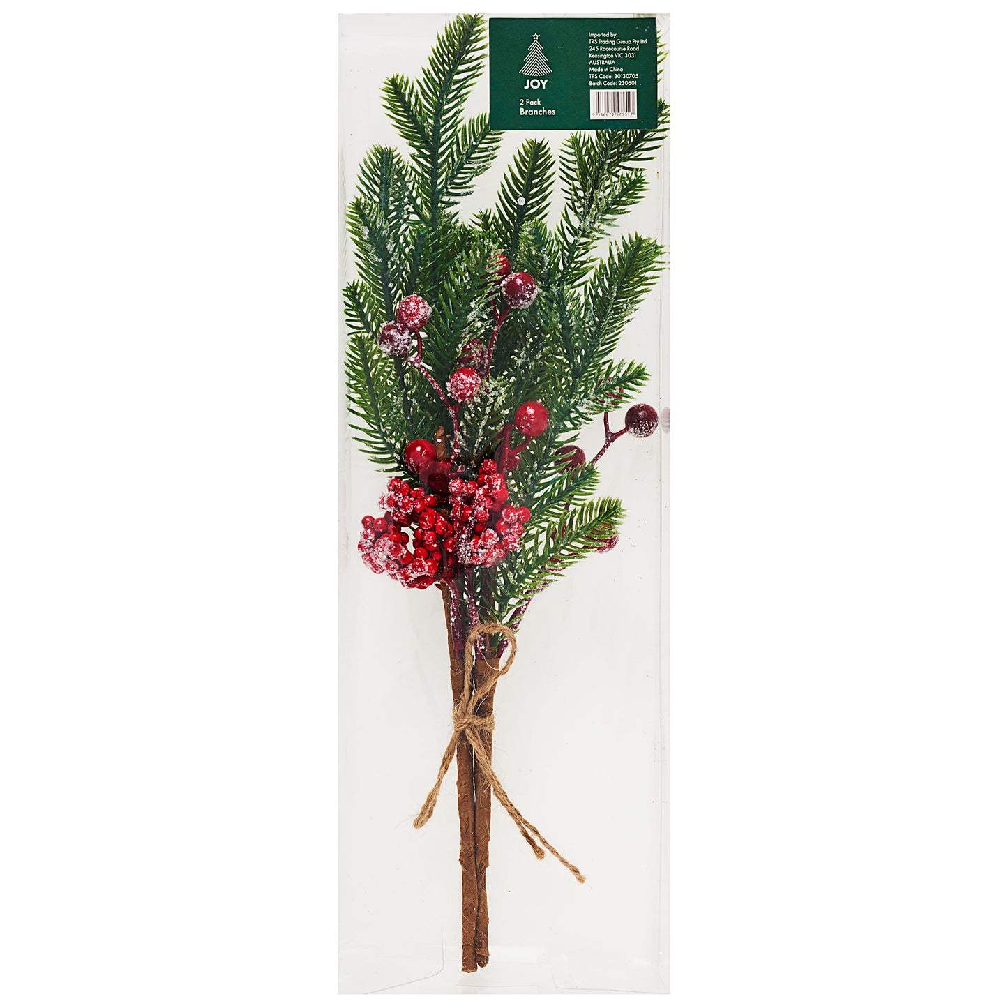 Christmas Branch 2pk Assorted