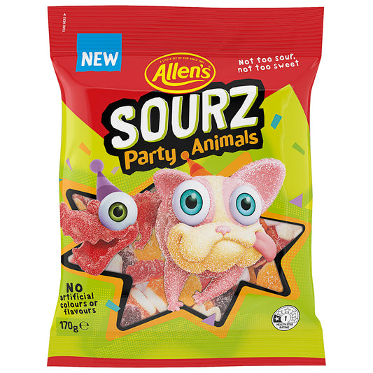 Allen's Sourz Party Animals 170g