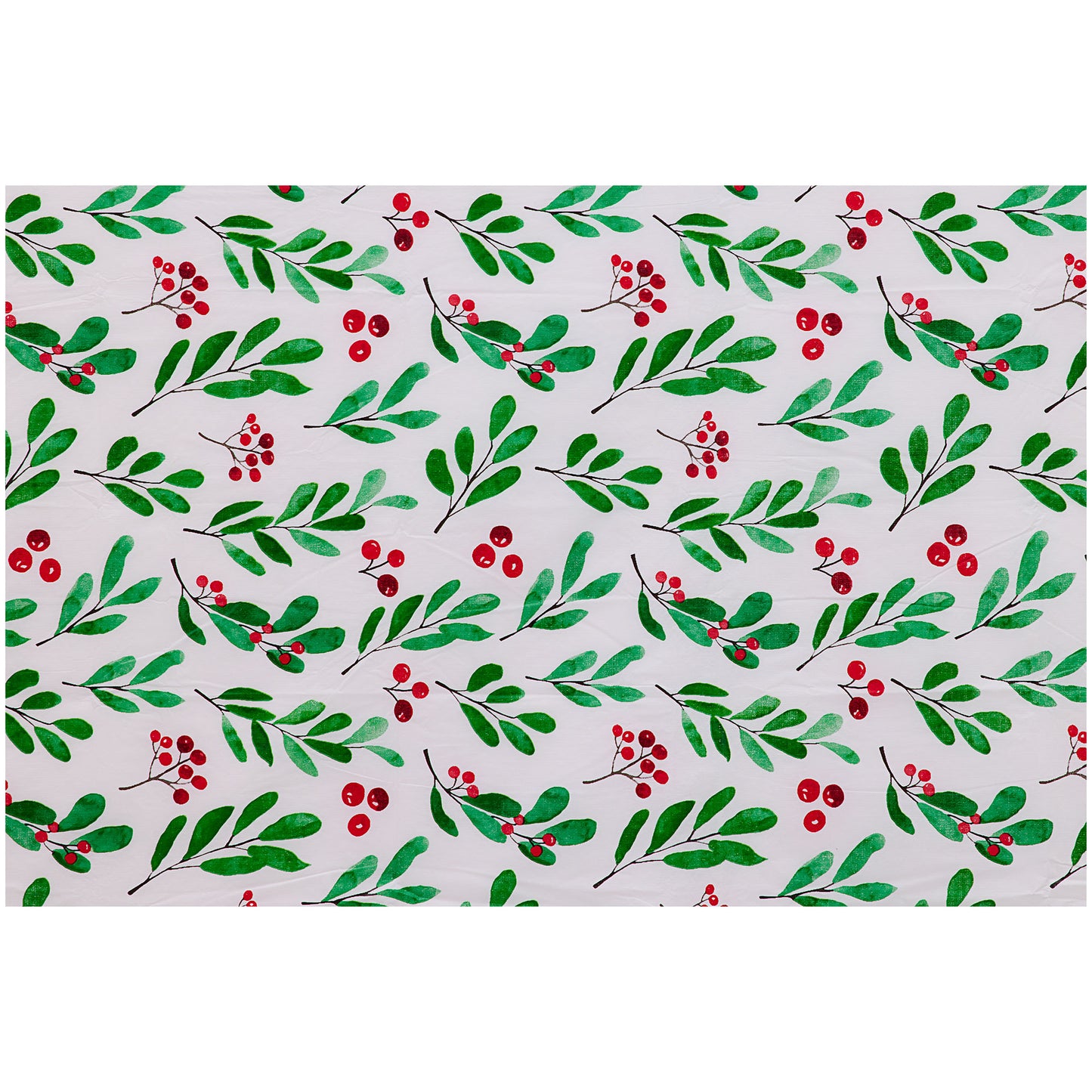 Christmas Tablecloth Rectangular Fabric Poinsettia 150x270cm