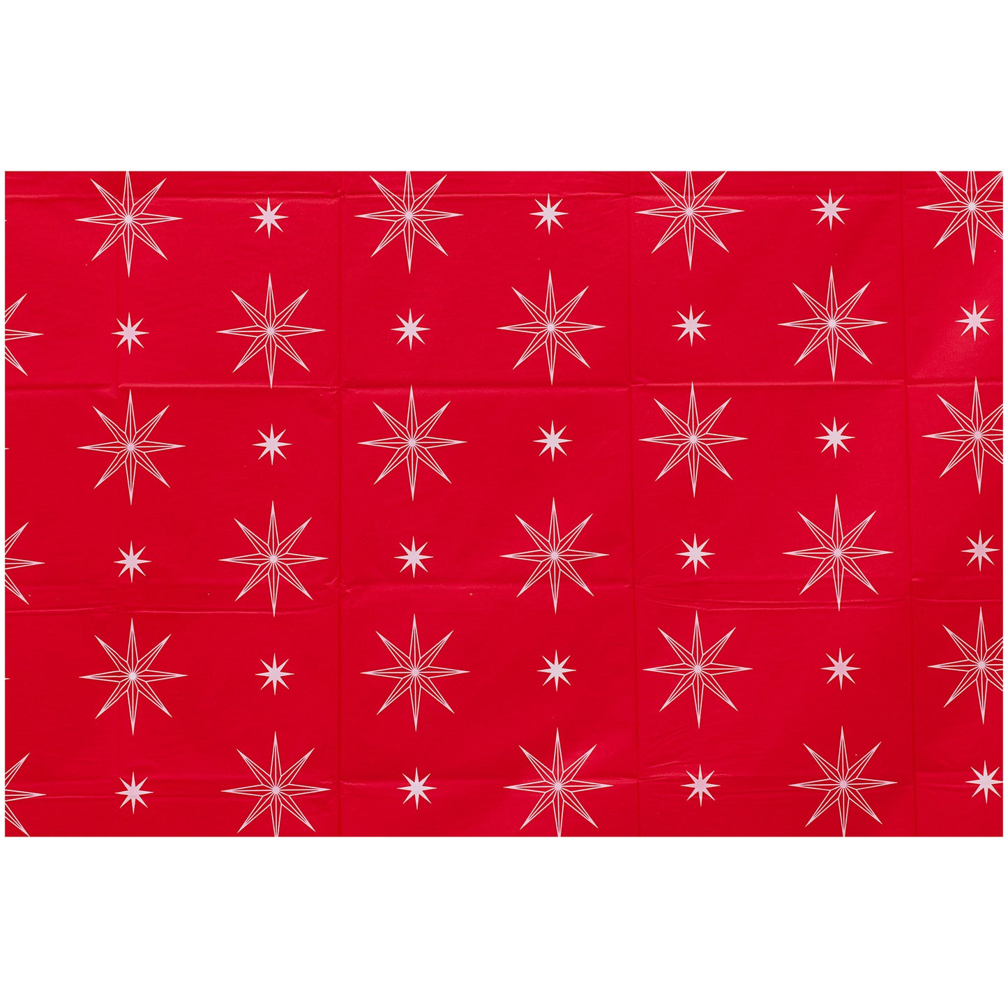 Christmas Plastic Tablecloth Red Assorted