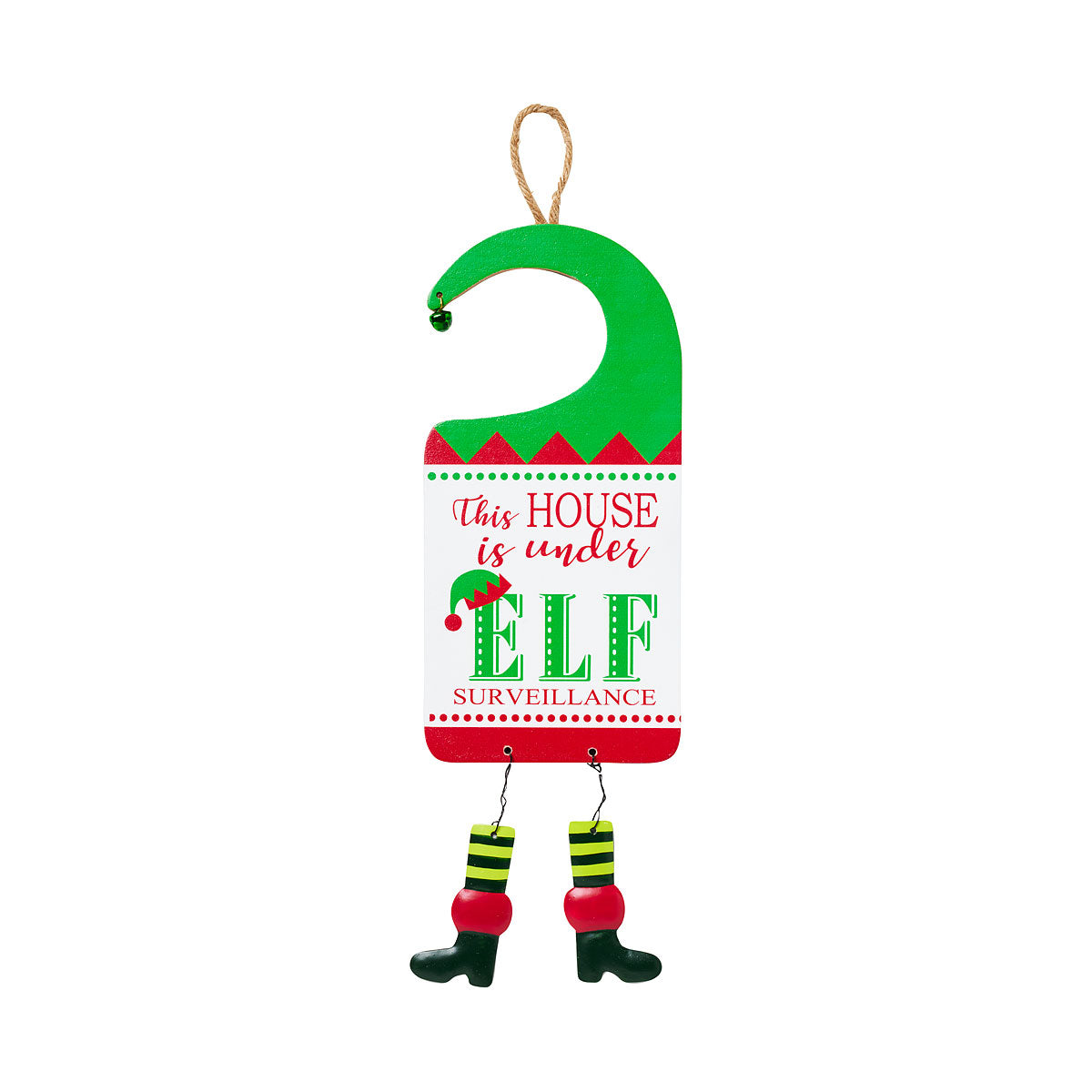 Wooden Door Hook Decoration Santa/Elf