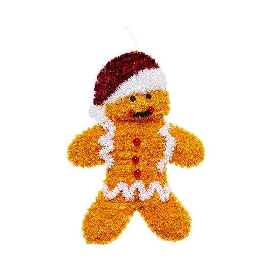 Tinsel Gingerbreadman/Stocking Assorted