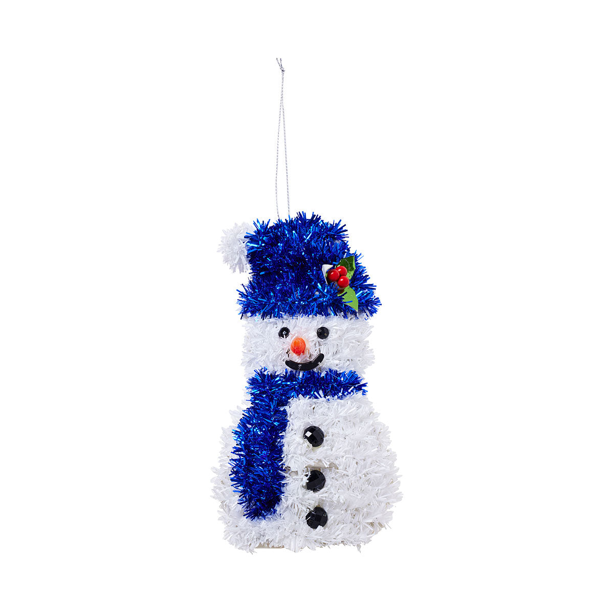 Mini Tinsel Decoration Snowman