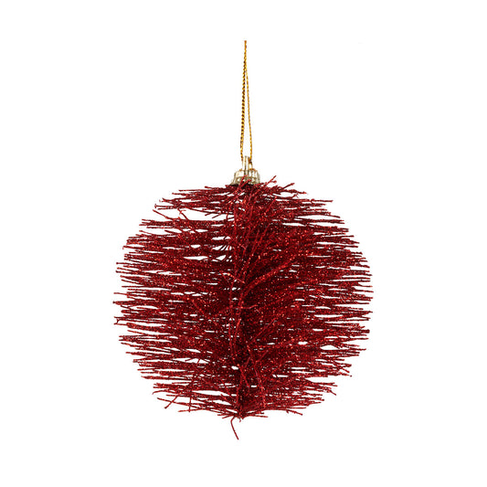 Wired Bauble 8cm Assorted