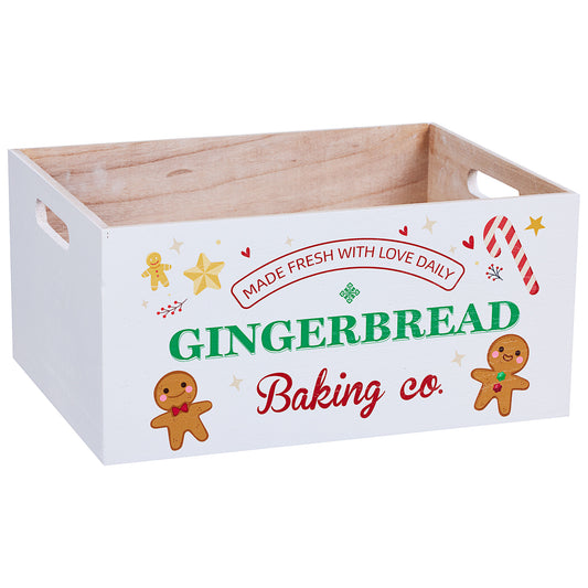 Gingerbread Crate Large