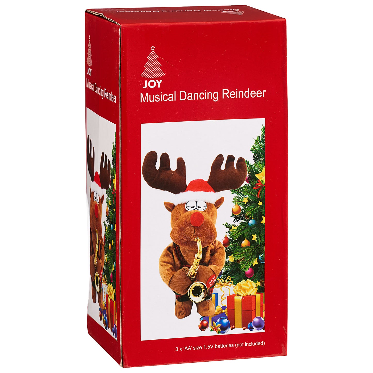 Christmas Musical Dancing Reindeer/Santa with Saxophone