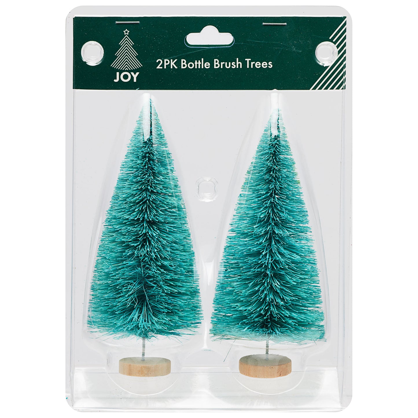 Bottle Brush Trees 2pk Assorted