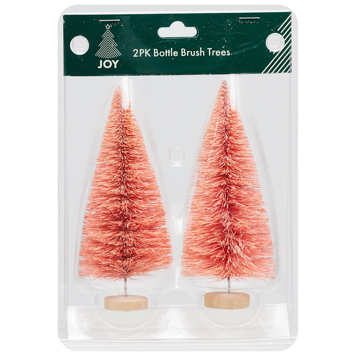 Bottle Brush Trees 2pk Assorted