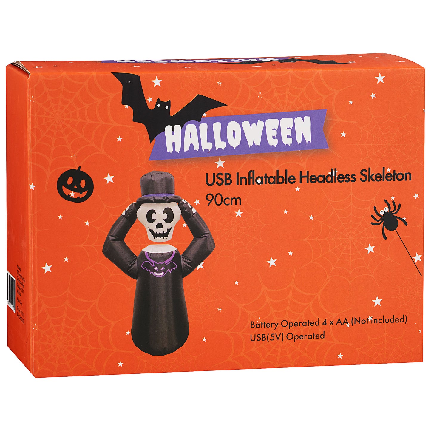 Halloween USB/Battery-Operated Inflatable 90cm Assorted