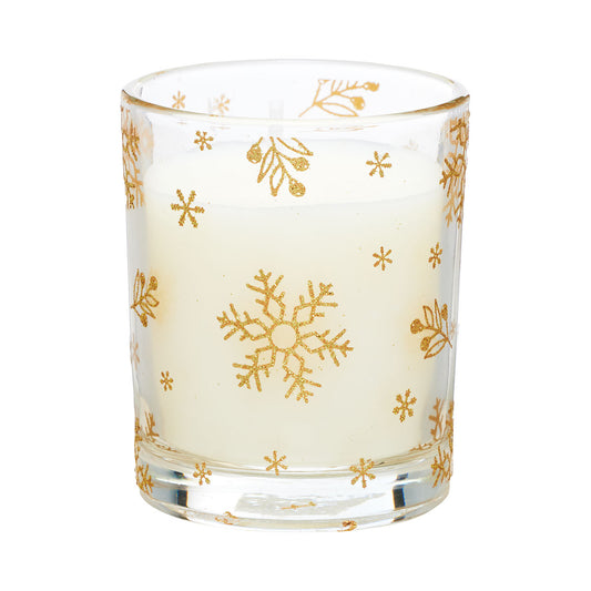 Print Glass Votive Candle 6cm Assorted