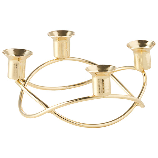 4-Candle Holder Gold/Silver