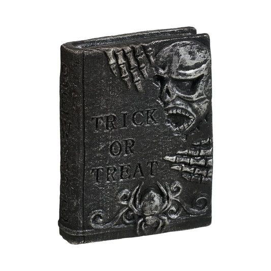 Halloween Cement Book Ornament Assorted