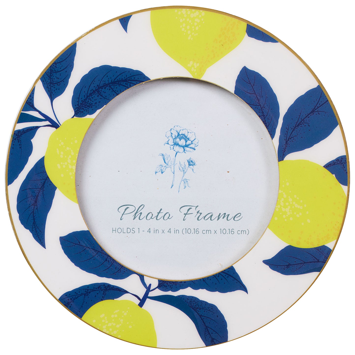 Round Fish/Lemon Photo Frame