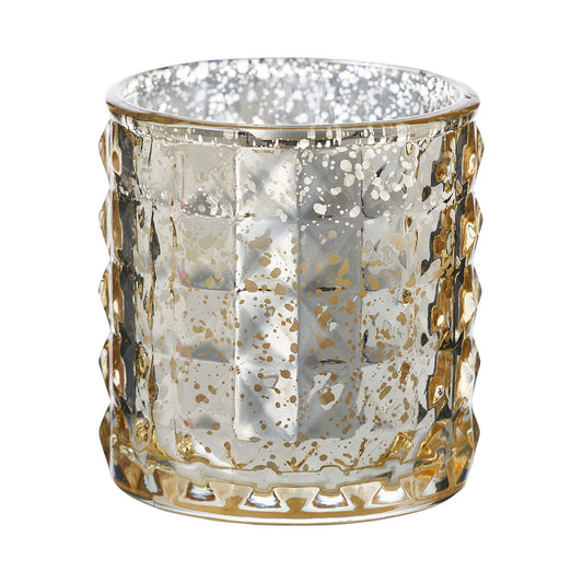 Mercury Diamond Glass Candle Gold/Silver