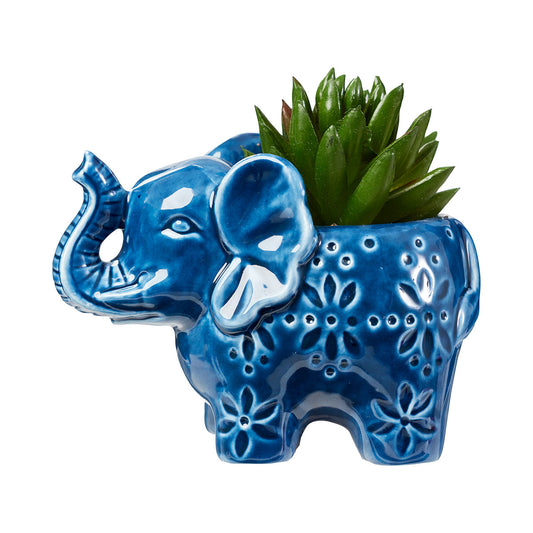 Novelty Elephant Faux Succulent