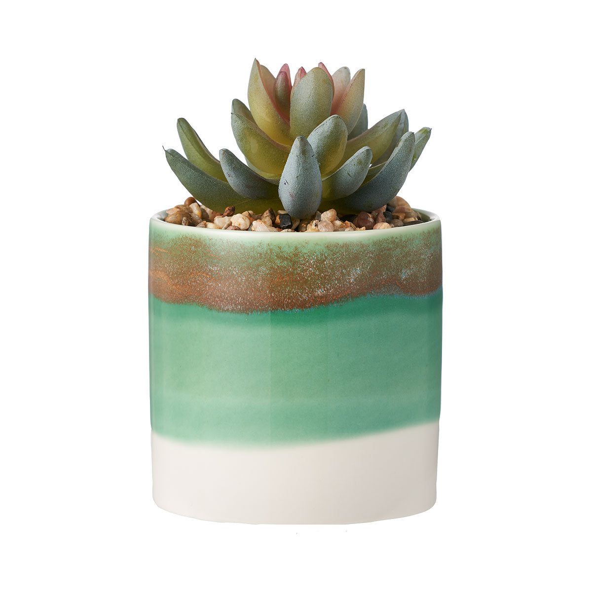 Dip Pot Faux Succulent Assorted