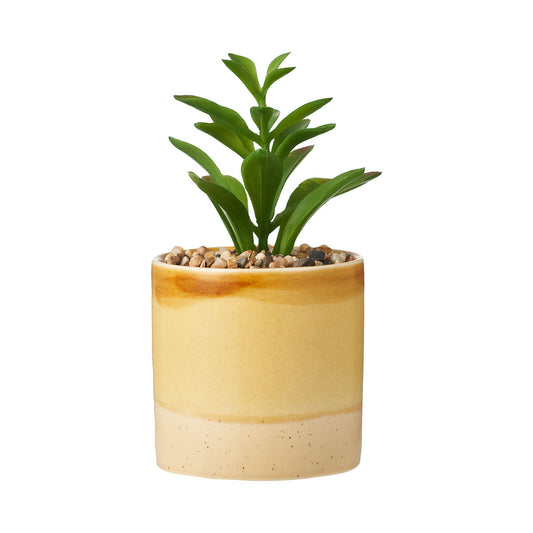 Dip Pot Faux Succulent Assorted