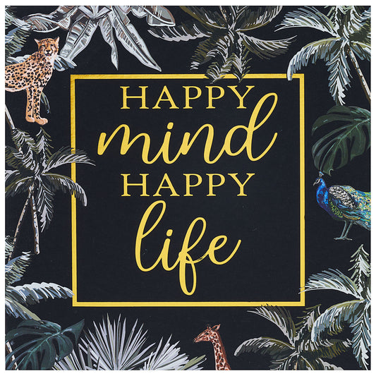 Happy Life Tabletop Plaque