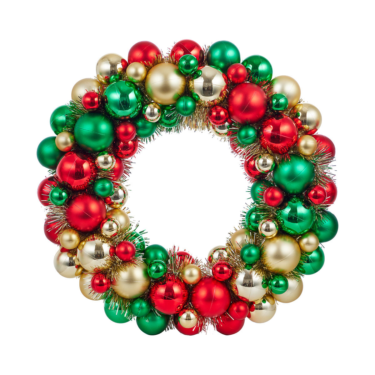 Christmas Bauble Wreath Assorted