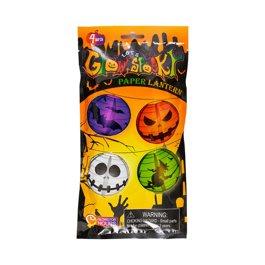 Glow Spooky Lantern Pack Assorted