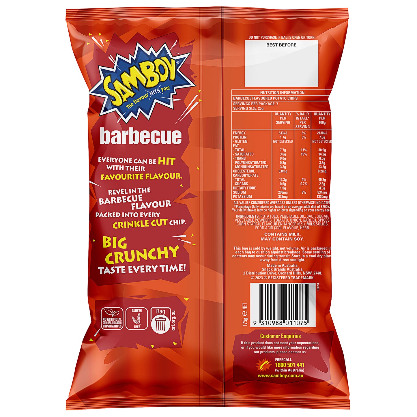 Samboy BBQ 175g