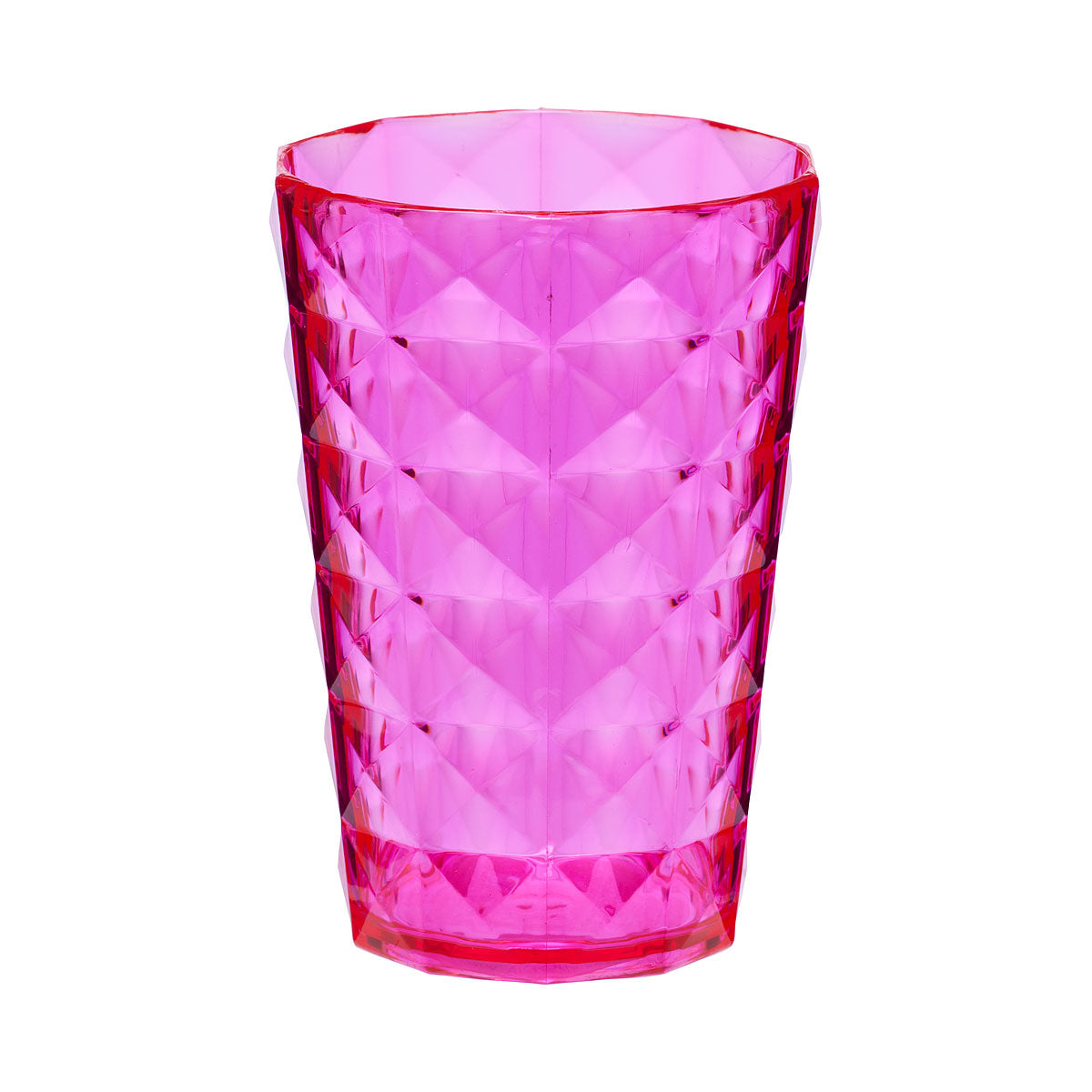 Diamond Acrylic Tumbler 400mL Pink/Blue The Reject Shop