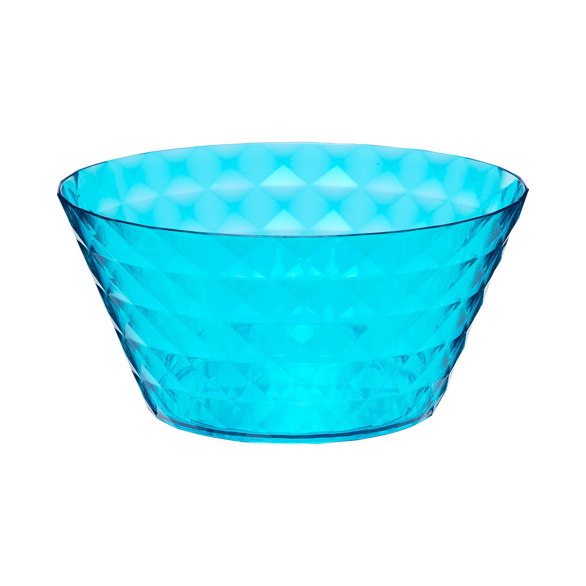 Diamond Acrylic Serving Bowl Pink/Blue