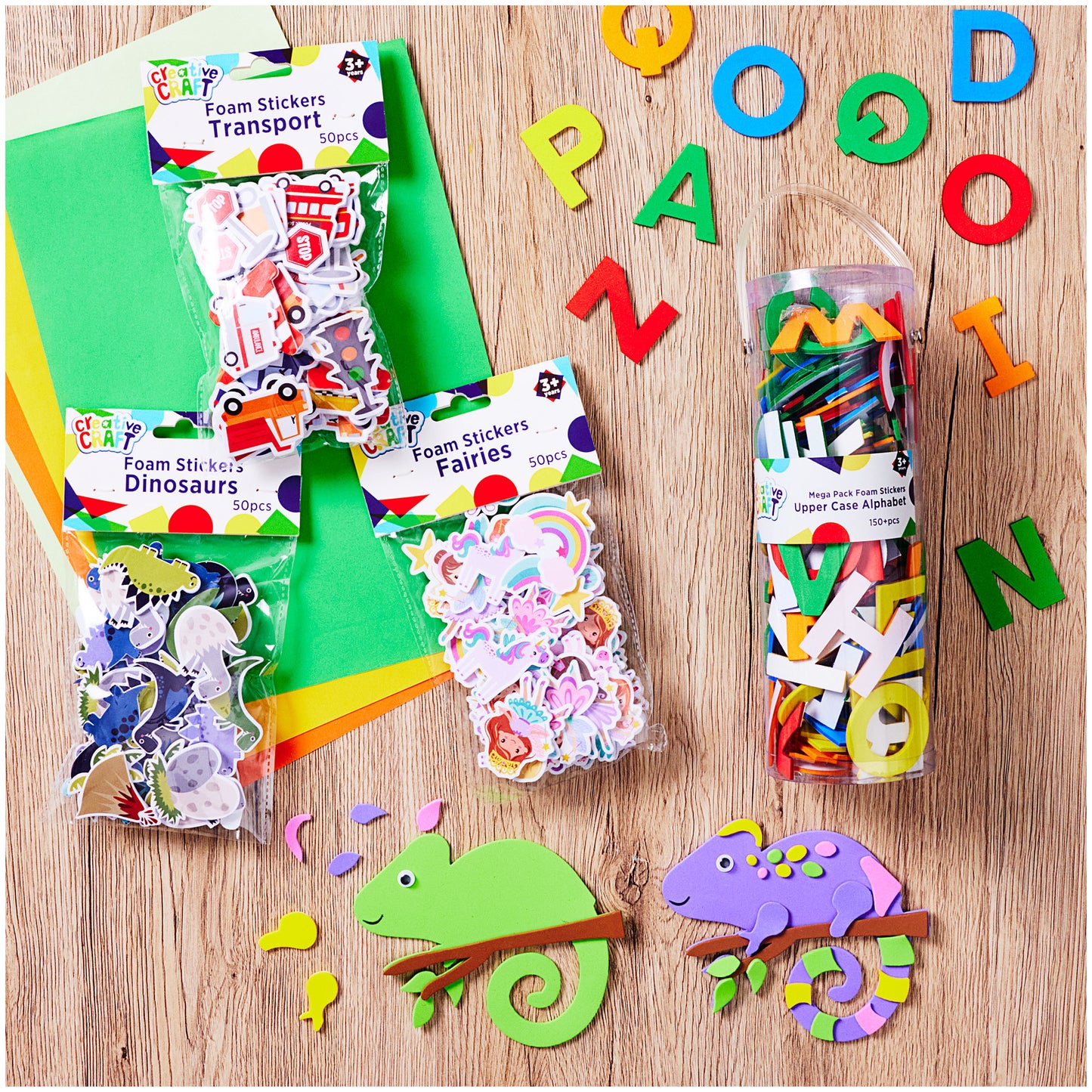 Foam Sticker Mega Pack Upper Case Alphabet