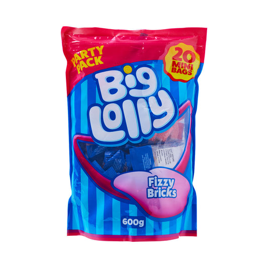 Big Lolly Fizzy Bricks 20pk 600g