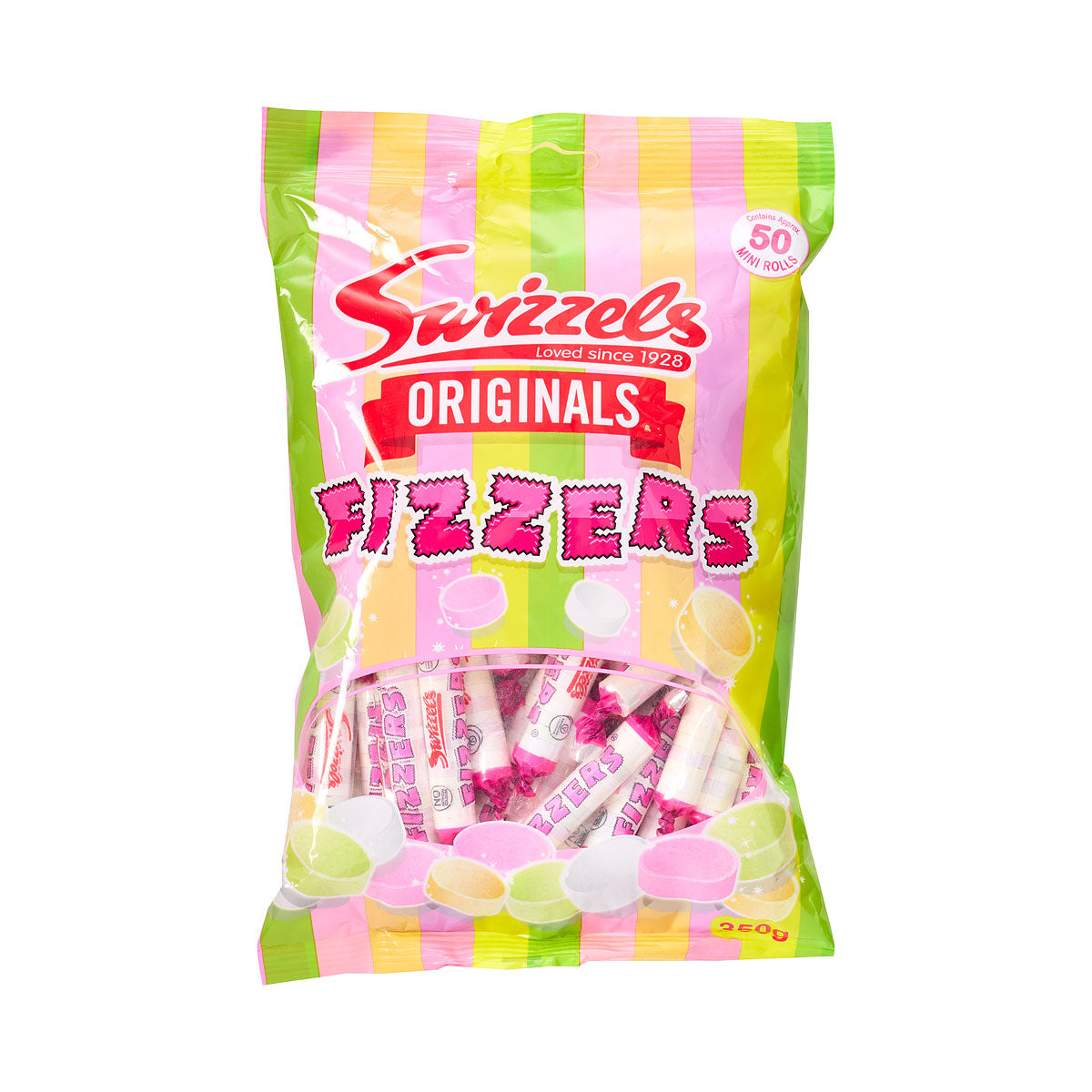 Swizzels Fizzer Rolls 350g