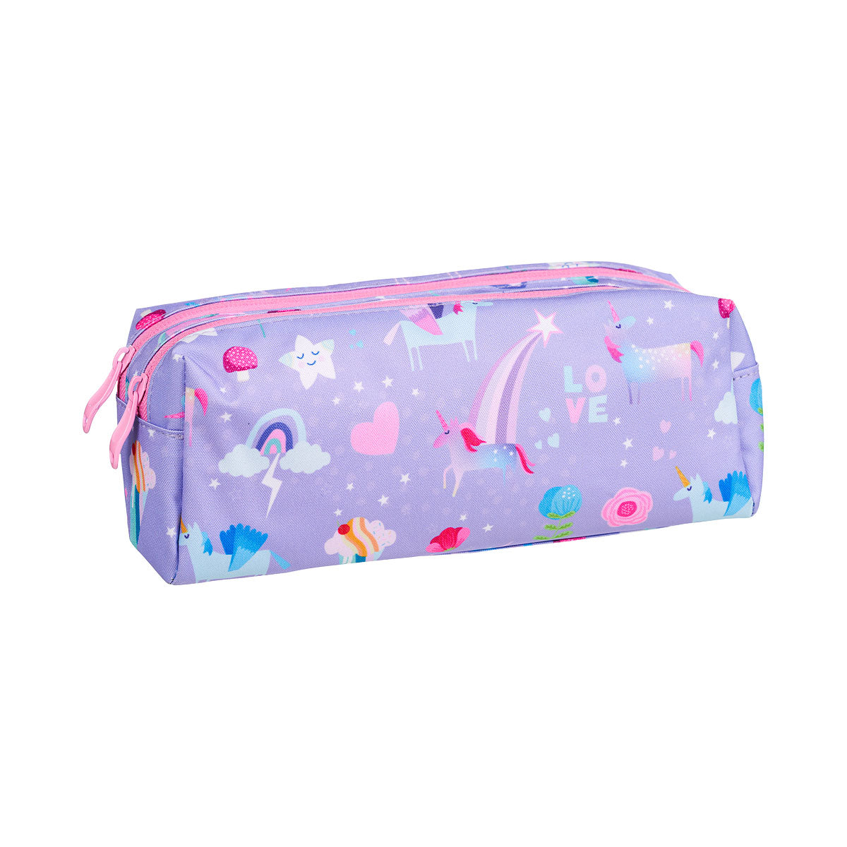 Unicorn Double-Zip Pencil Case – The Reject Shop