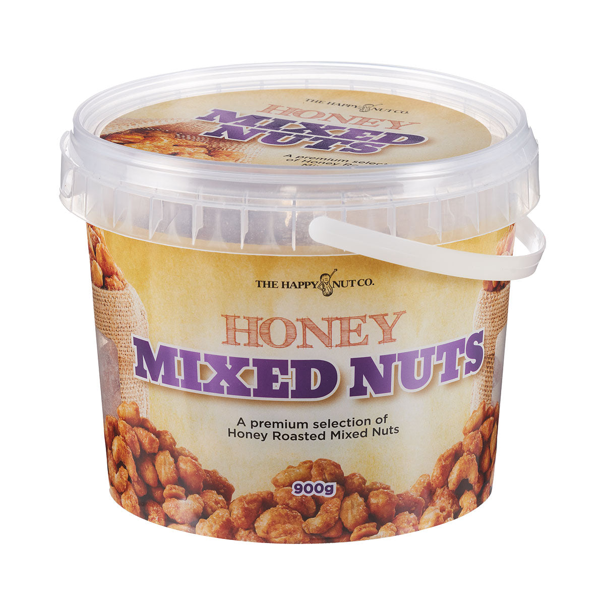 Happy Nut Co Honey Mixed Nuts Tub 900g The Reject Shop