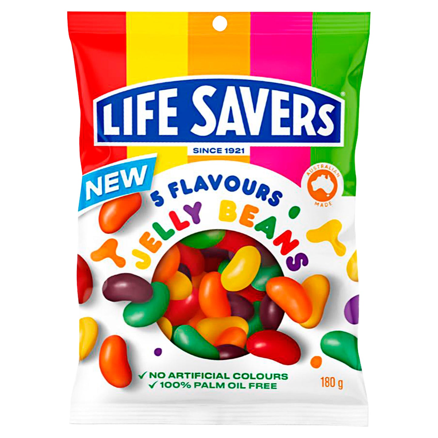 Life Savers Jelly Beans 5 Flavours 180g