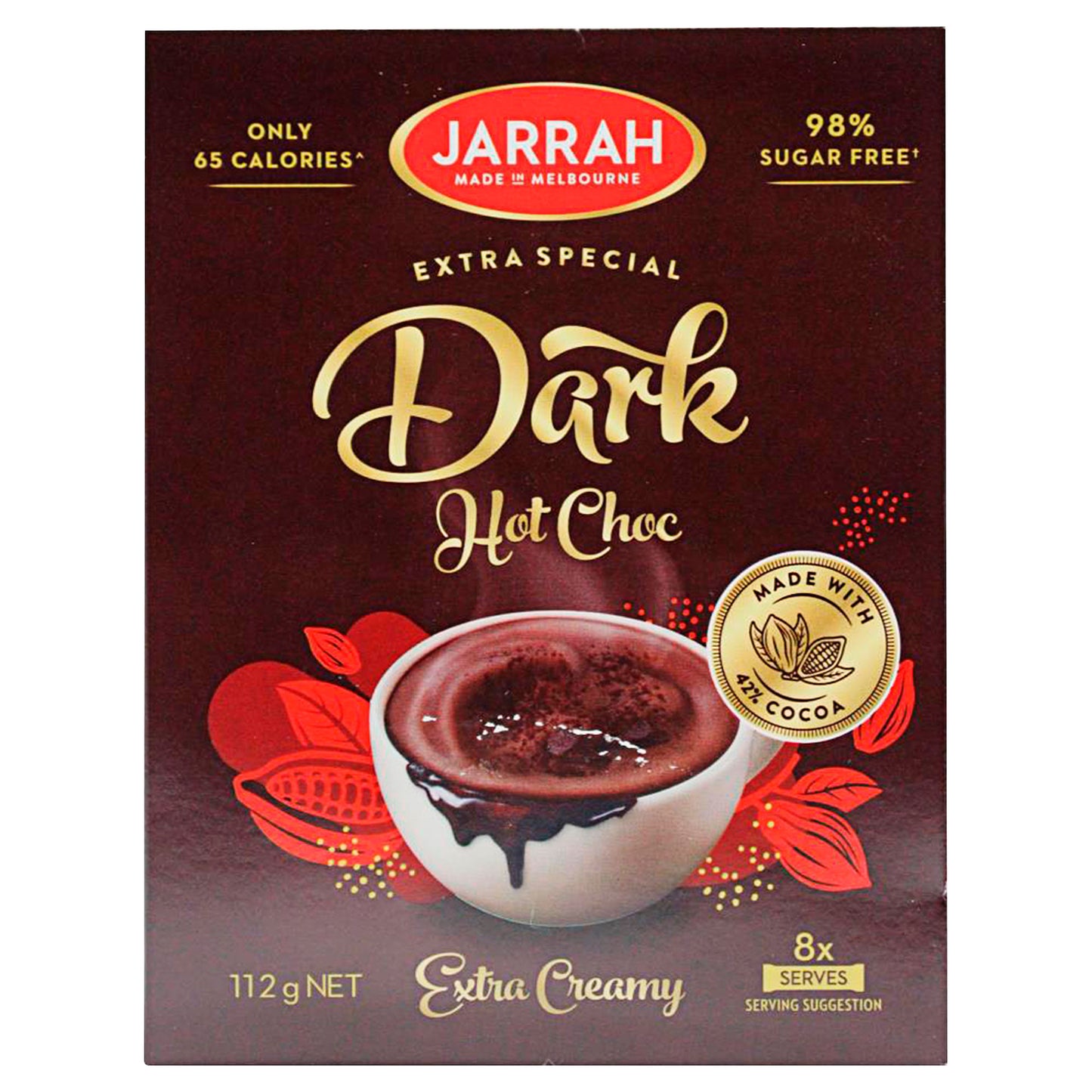 Jarrah Dark Hot Choc Sachets 8pk 112g