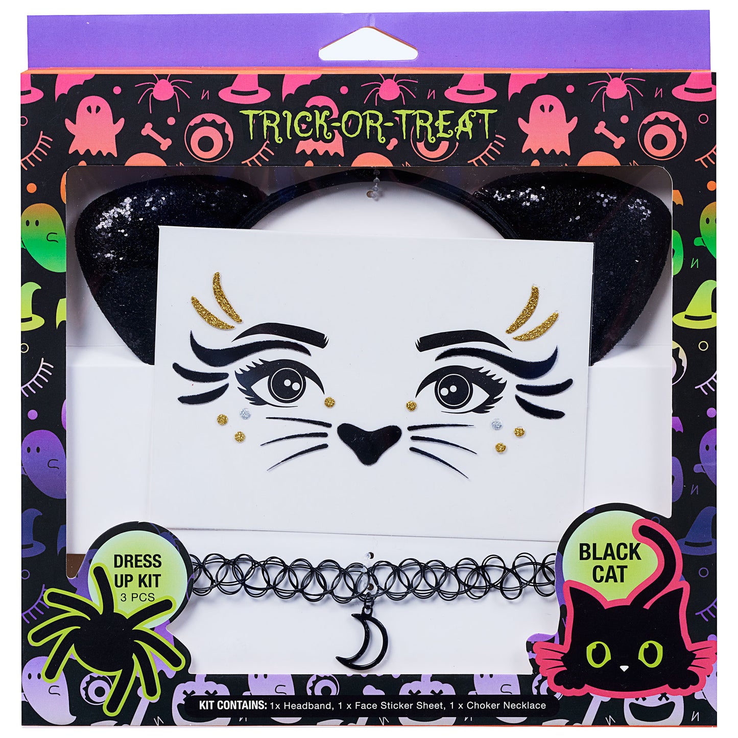 Halloween Dress-Up Kit Black Cat