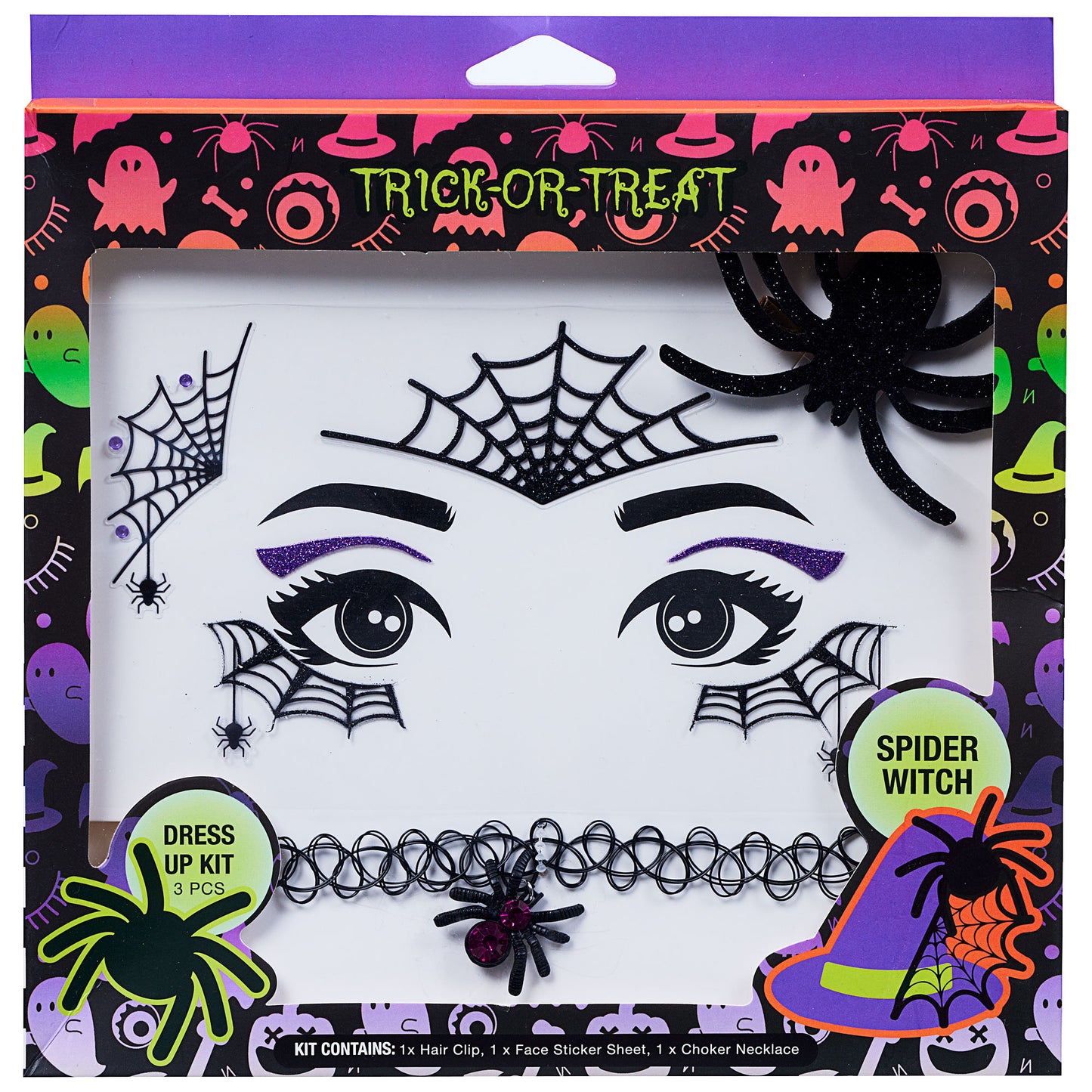 Halloween Dress-Up Kit Spider Witch