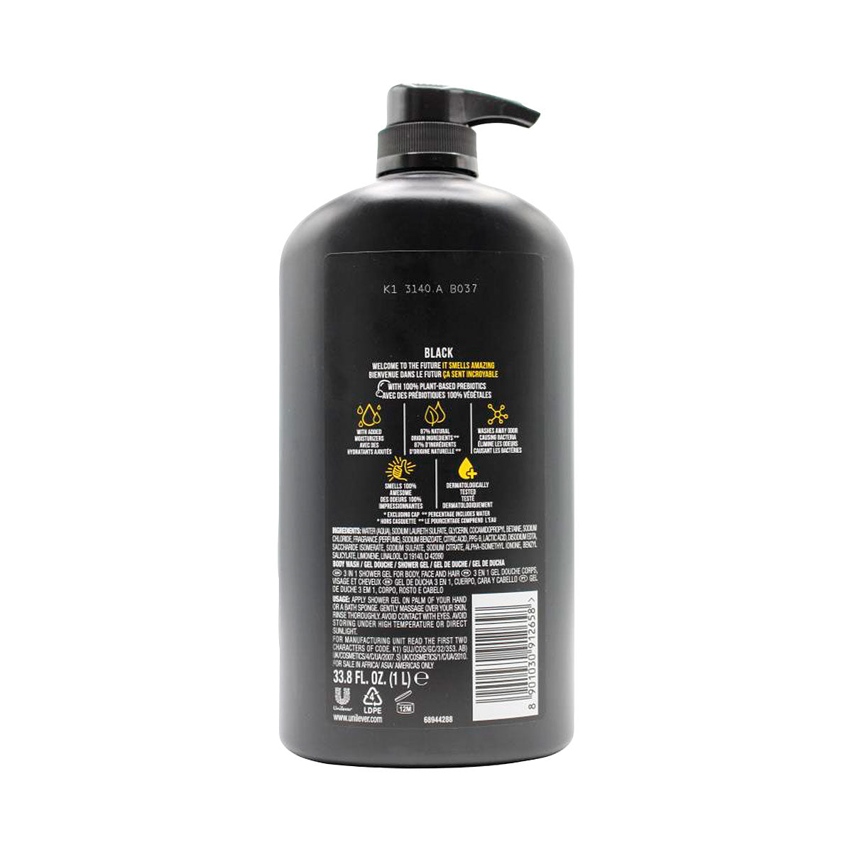 Axe Body Wash Black 1L