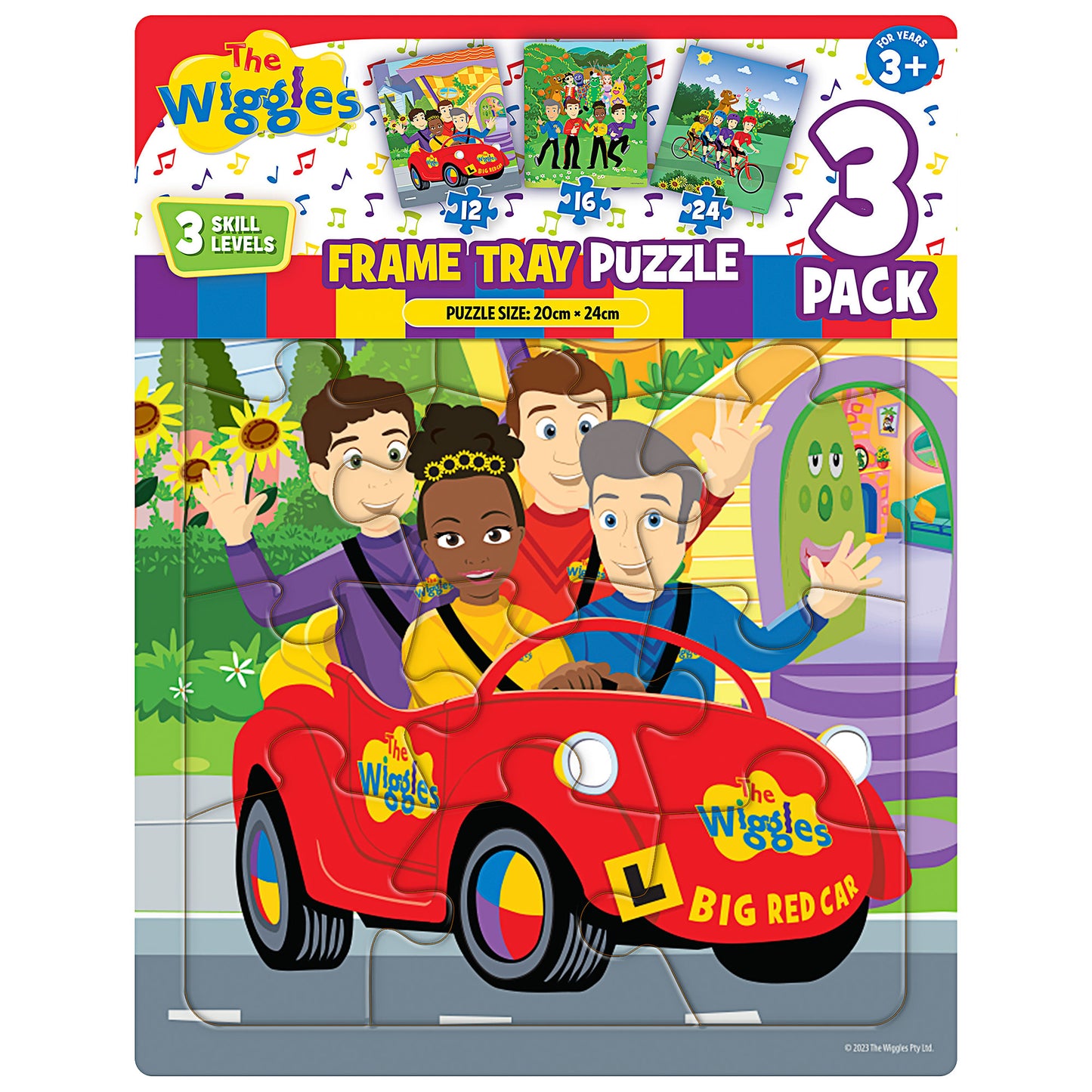 The Wiggles Frame Tray Puzzles 3pk