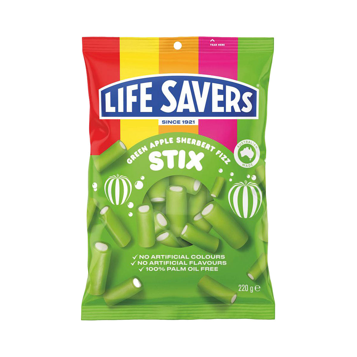 Life Savers Apple Stix 220g