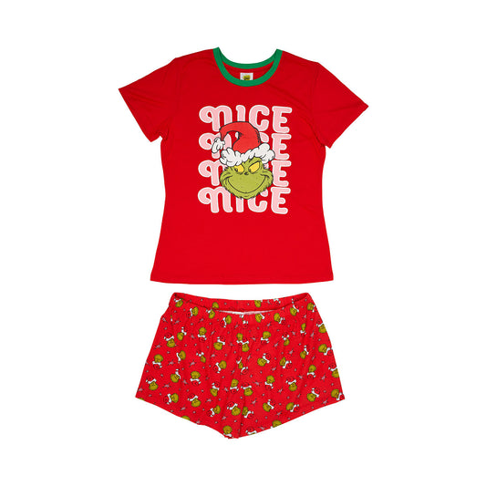 Women's Grinch PJ Red