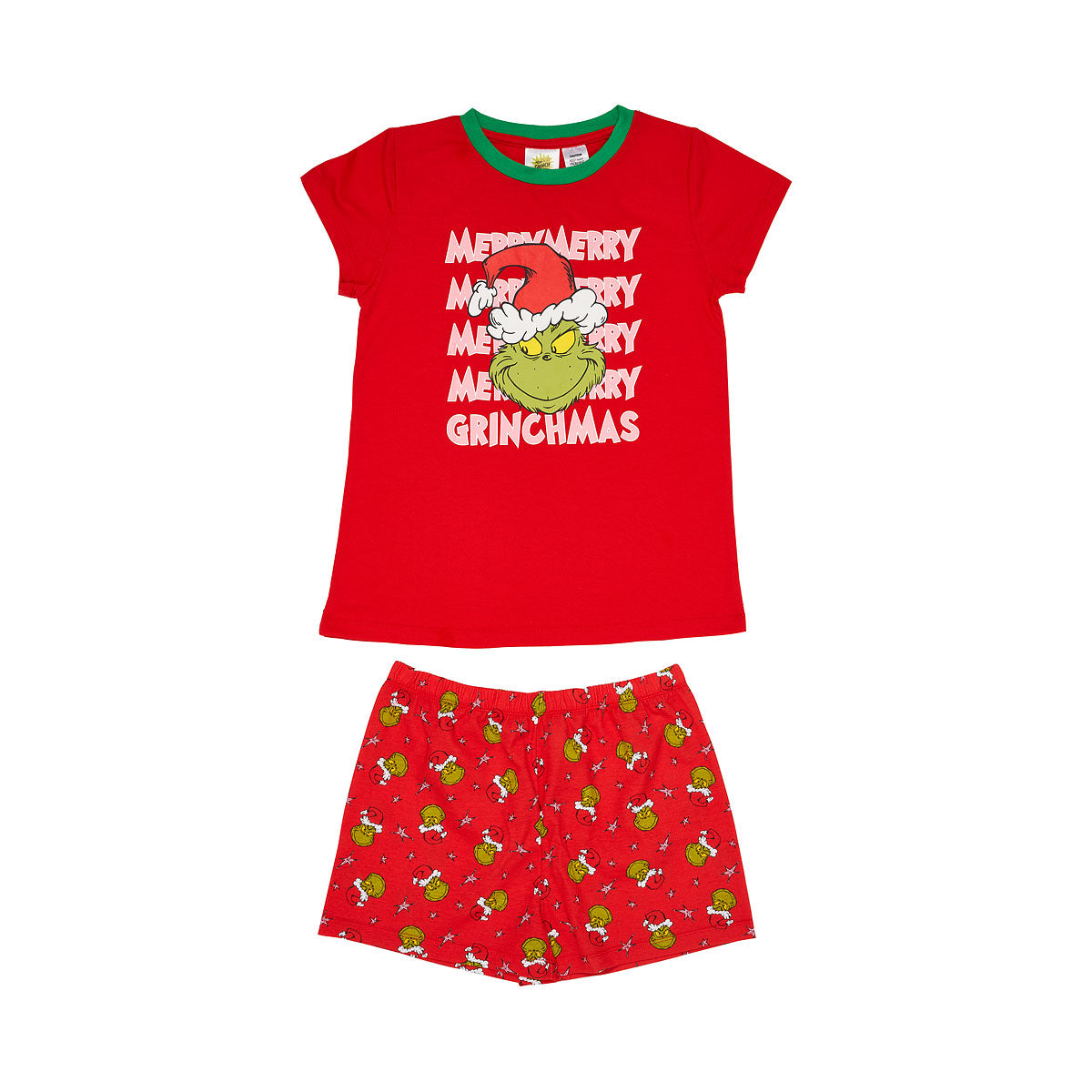 Girls Grinch PJ Red Assorted Sizes