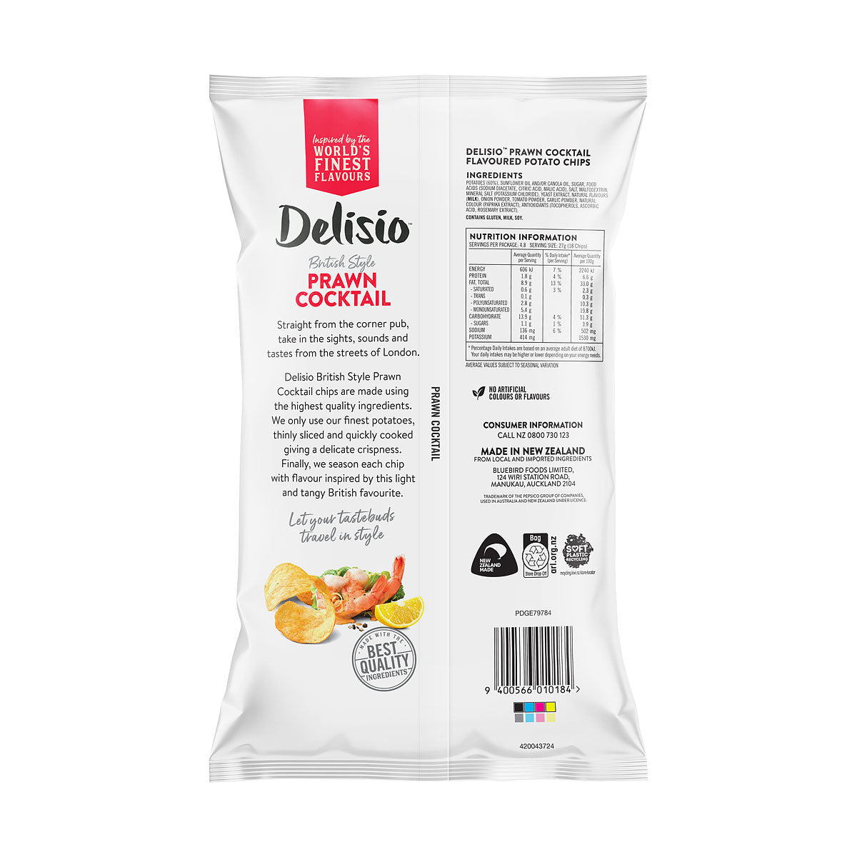 Bluebird Delisio Prawn Cocktail 130g