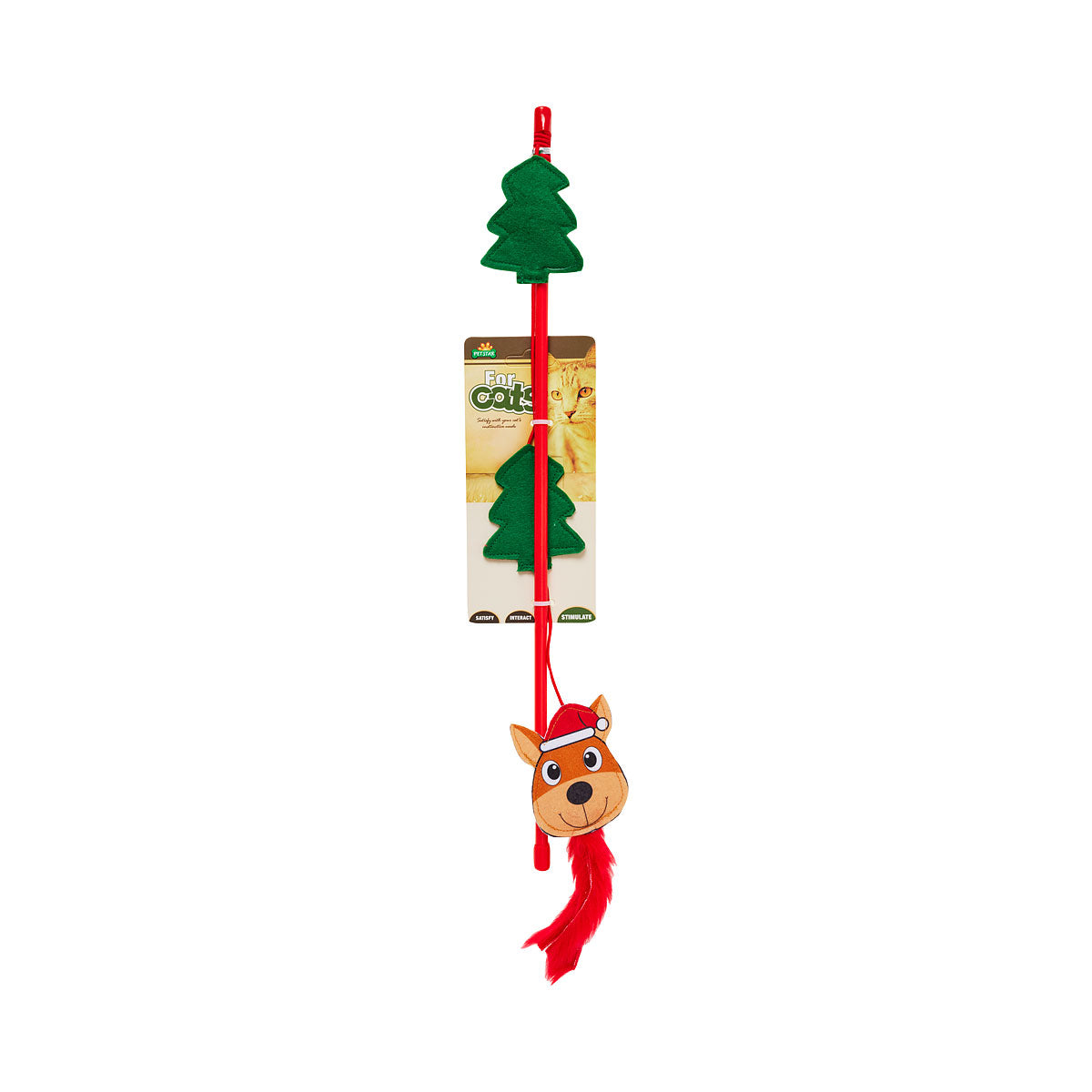 Christmas Cat Teaser Sticks