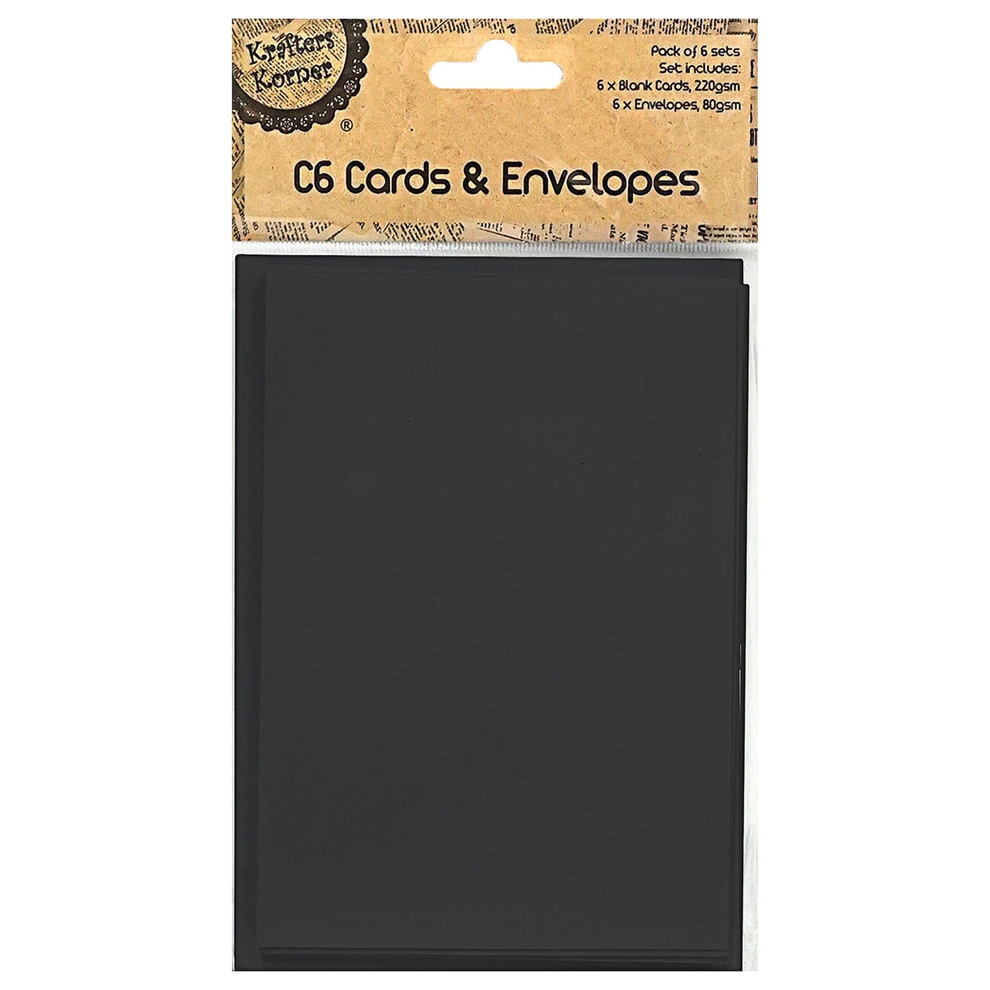 DIY Greeting Cards Black