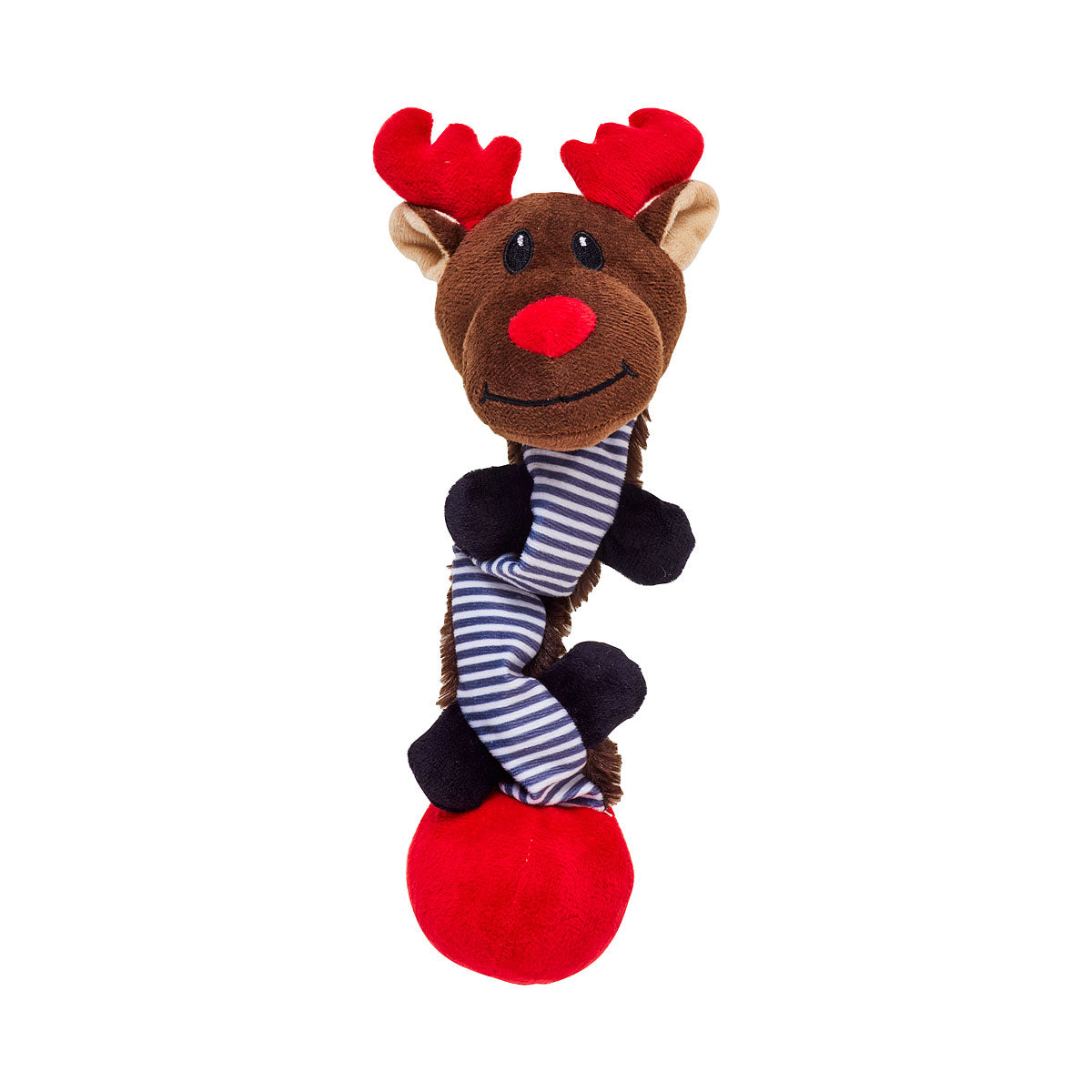 Christmas Pet Slinky Plush Toy 35cm Assorted